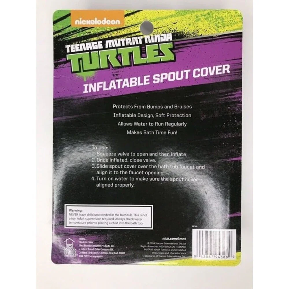 Teenage Mutant Ninja Turtles Inflatable Spout Cover - NEW SEALED